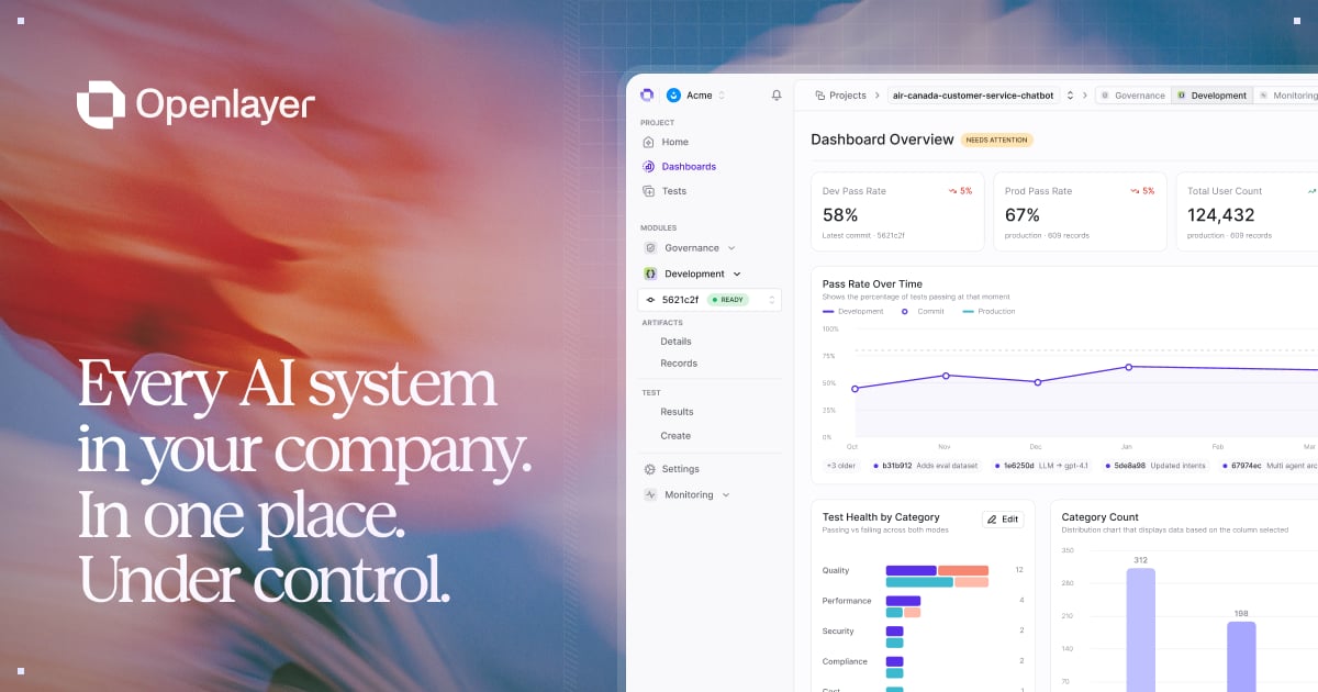 Openlayer website preview
